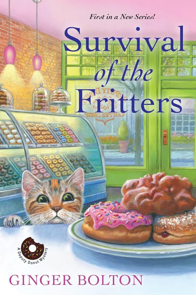 Survival of the Fritters by Ginger Bolton — Deputy Donut cozy mystery set in Fallingbrook, Wisconsin (book 1)